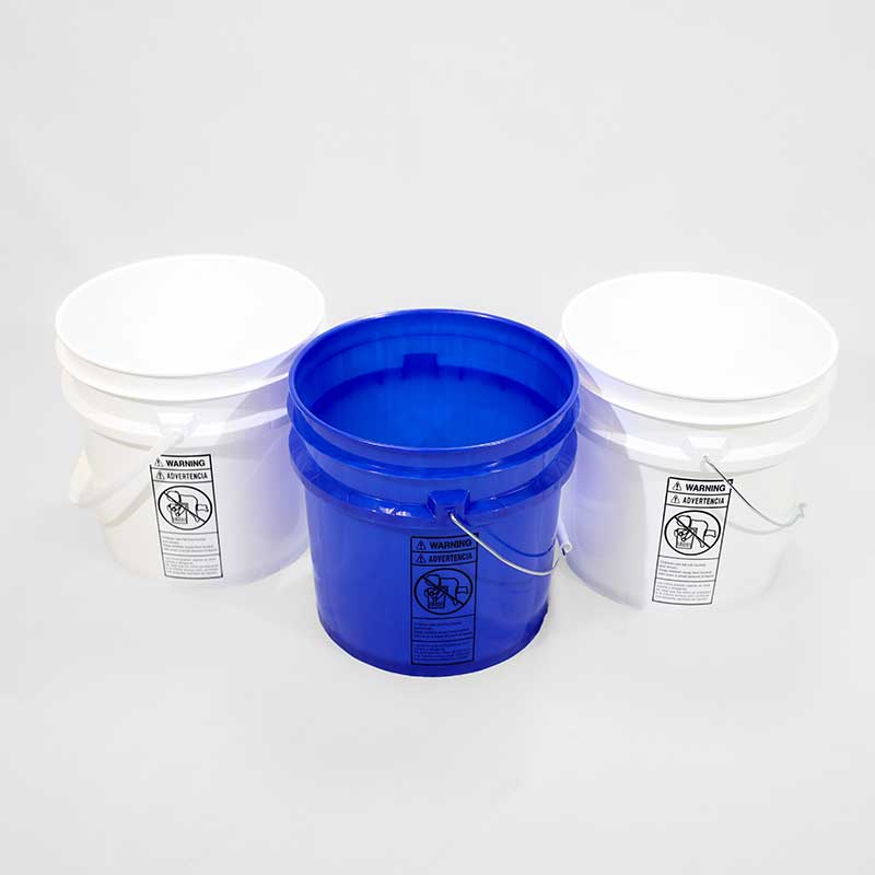 4.25 gallon pails Multicolored Branded