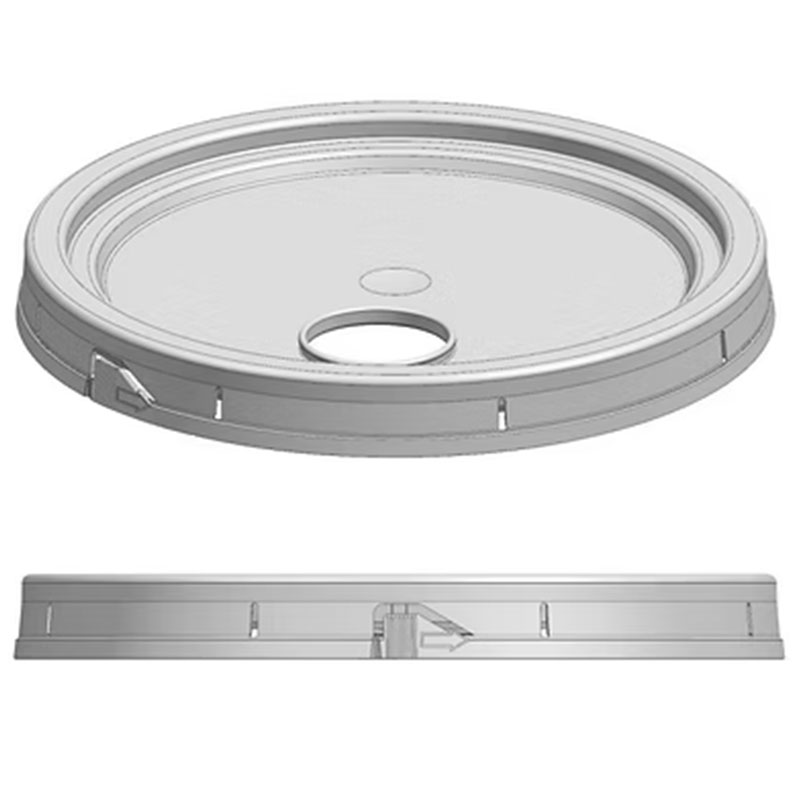 5-gallon lid with spout for bucket